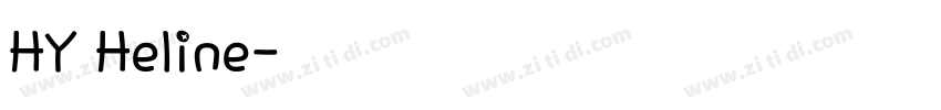 HY Heline字体转换